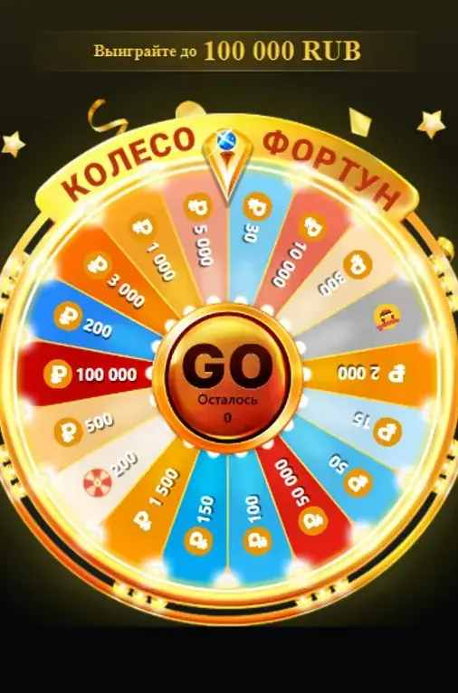 Колесо фортуны в Lucky Bear с денежными секторами и подписью про приз до 100 000 RUB